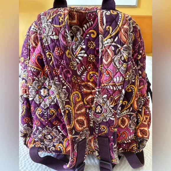 Vera Bradley *Retired Print* Safari Sunset Backpack - Picture 2 of 8